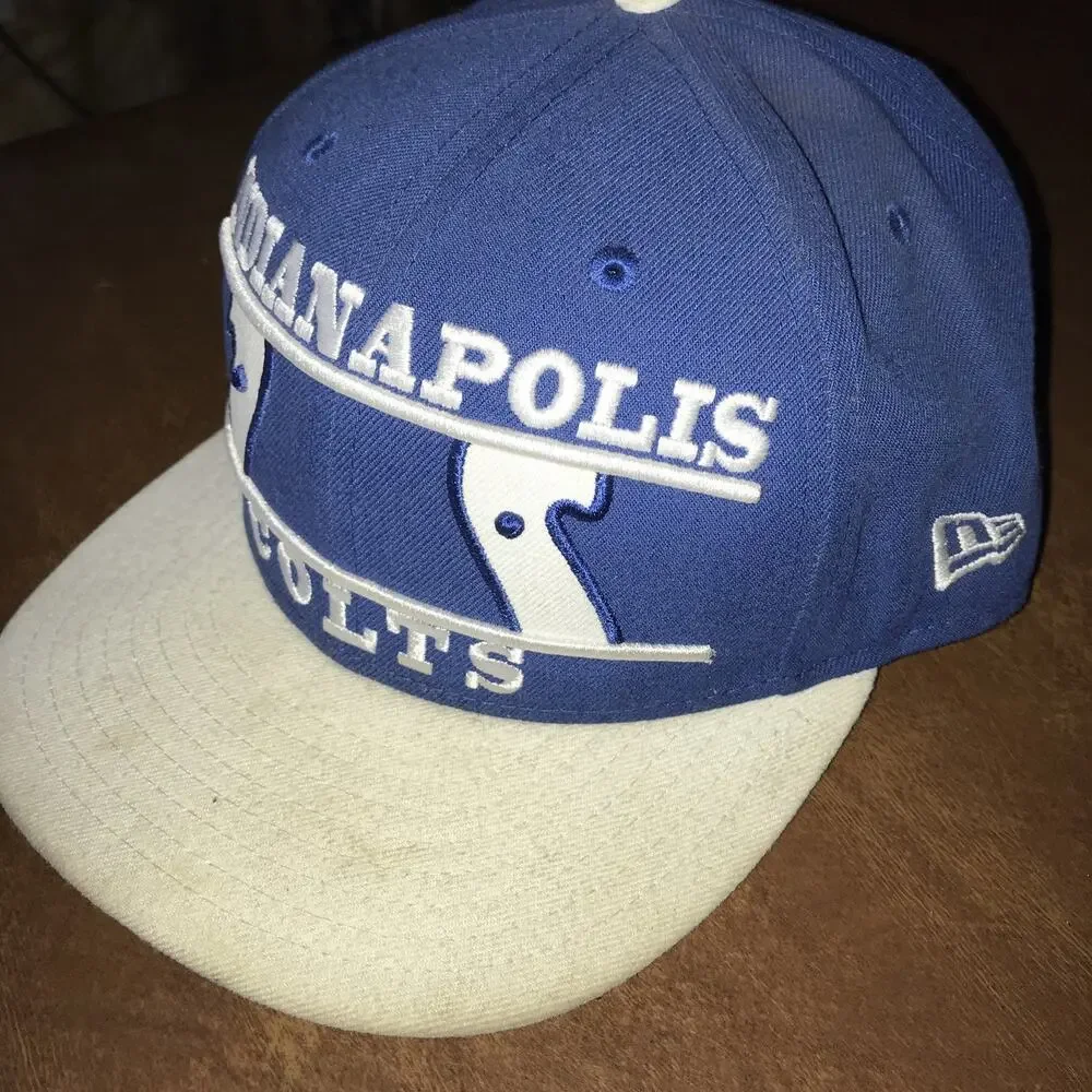 Indianapolis Colts Fitted Hat‎ 7 1/4 New Era
